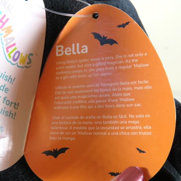 Squishmallows Bella Spider Treat Pail Halloween Plush Bucket Basket Collectible - Picture 11 of 14